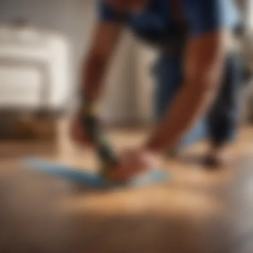 Craftsman Measuring Laminate Flooring