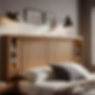 Detailed Assembly Instructions Step-by-step assembly process of headboard with shelves