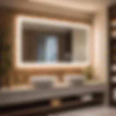 Innovative Vanity and Sink Configuration for Master Bathroom Custom Vanity and Sink Design