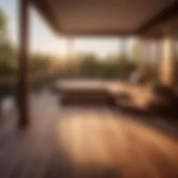 Deck blueprint with precise measurements