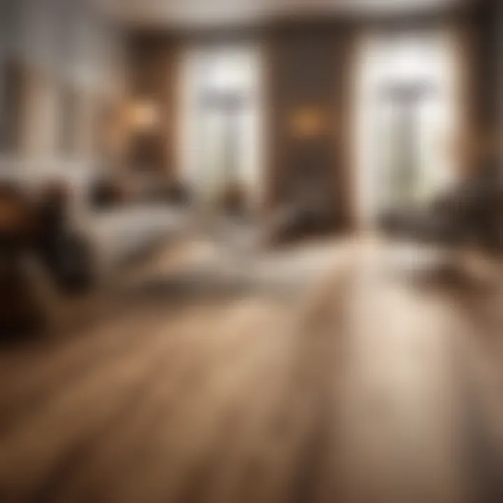 Designer laminate flooring samples display