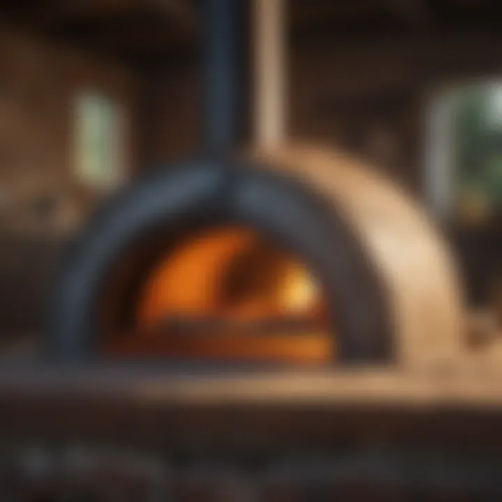 Wood-fired pizza oven design