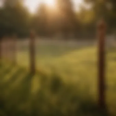 Varieties of Fencing Illustration comparing different types of fencing for 1-acre property