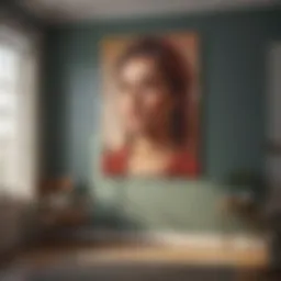 A beautifully painted interior showcasing different color palettes.