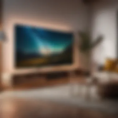 Determining TV size based on room dimensions