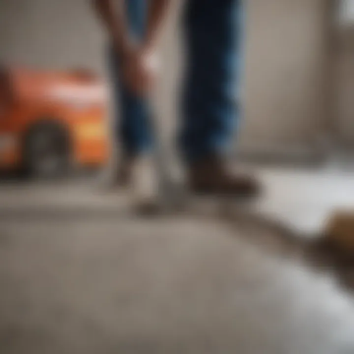 DIY concrete removal precautions