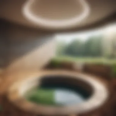 Embracing Sustainability in Septic Chamber Solutions Illustration depicting the eco-friendly aspects of septic chambers
