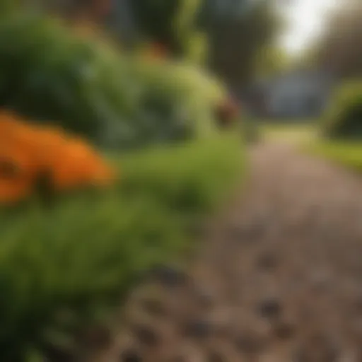 A variety of eco-friendly lawn fertilizers on display