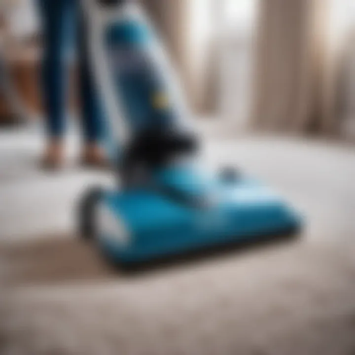 Carpet cleaning machine for deep cleaning