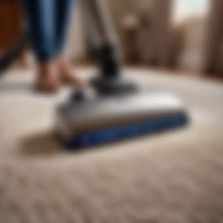 Efficient vacuum for Shaw carpet upkeep
