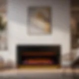 Sleek Modern Electric Fireplace Insert