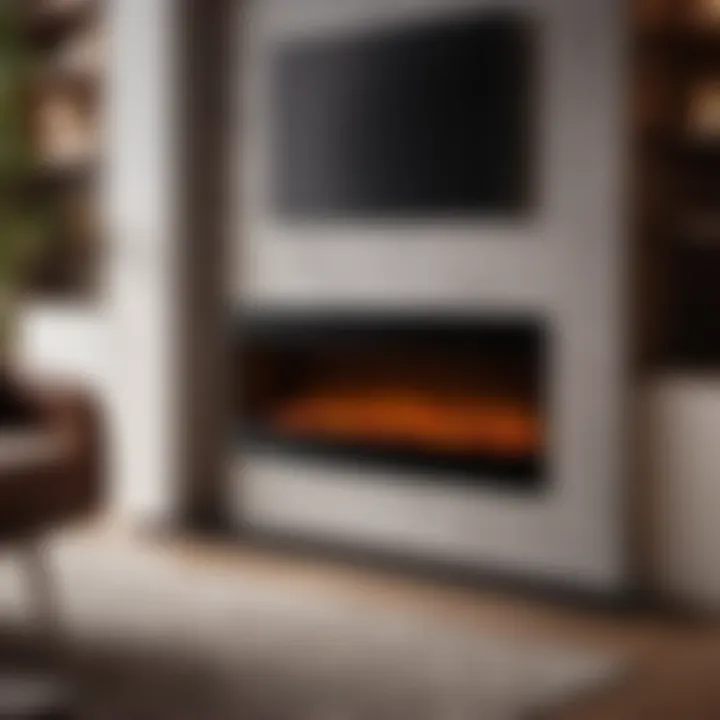 Smart Functionality Electric Fireplace Insert