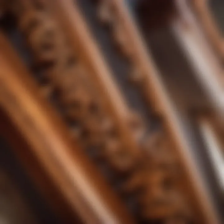 Artistic Cedar Wood Baluster Detail