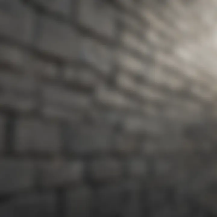 Grey Brick Architectural Detail