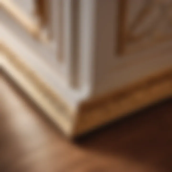 Elegant Finish on Fiberboard Trim