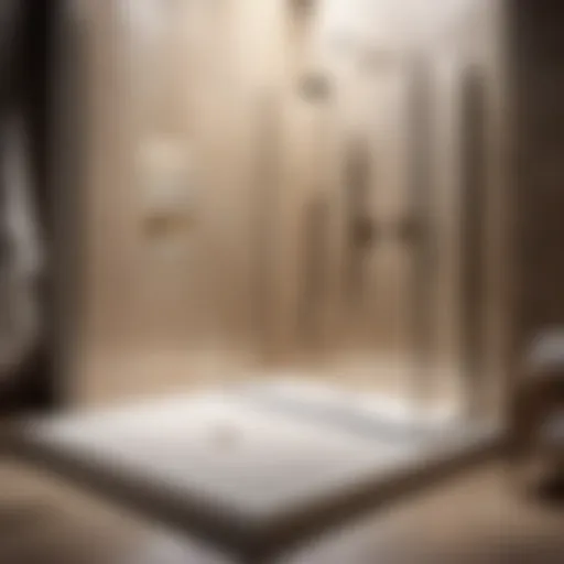 Elegant shower base design