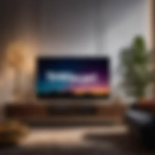 Elegant TV Rental Service Logo