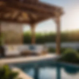 Luxurious Poolside Cabana