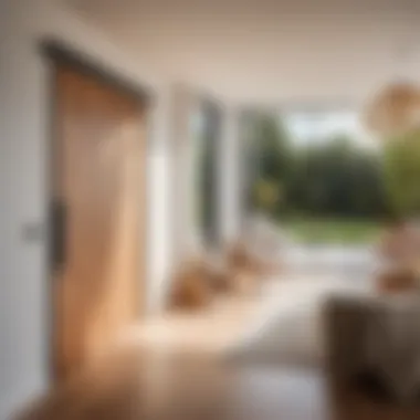 Sustainable Home Upgrade Benefits Energy-efficient features of a modern hinged door