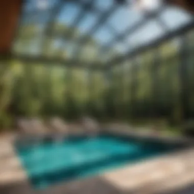 Expert Installation Guide for Swimming Pool Screen Enclosures Professional installation of a screen enclosure for a swimming pool