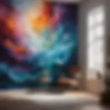 Abstract Artistic Wall Painting