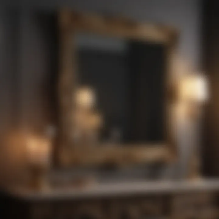 Chic decorative elements enhancing studio apartment ambiance