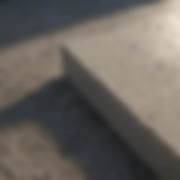 Concrete Material Options Different types of concrete materials displayed for selection