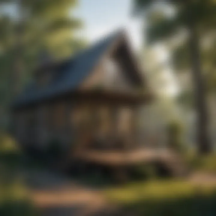 Picturesque Tiny Home Location A picturesque location ideal for tiny home living.