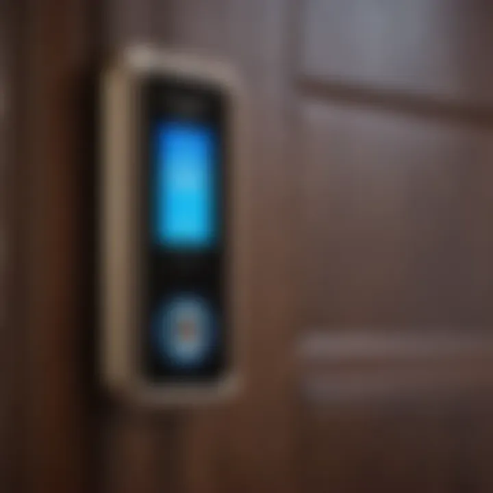 Advanced biometric door pad technology