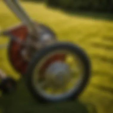 Vintage Reel Mower Blade Mechanism