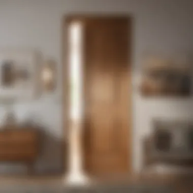 Warm Embrace: The Comfort of Natural Finishes Interior door with a rich wood finish enhancing a cozy atmosphere
