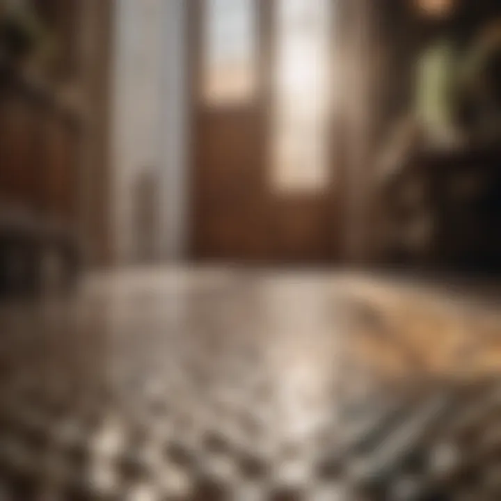 Skilled Tiling Craftsmanship Visual representation of skilled tiling craftsmanship