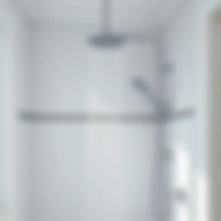 High-tech shower kit with modern features and controls