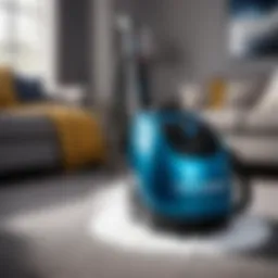 Modern steam cleaner for carpet cleaning