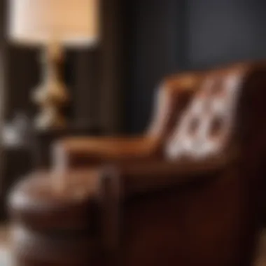 Sophisticated Leather Reupholstering Sleek Leather Fabric for Revamping Furniture