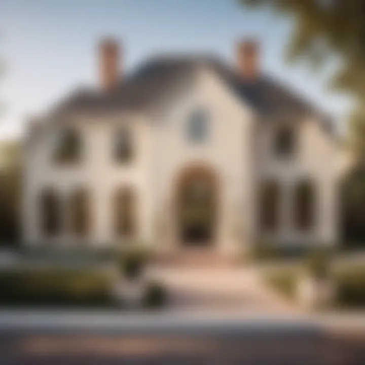 Chic Ivory Brick House