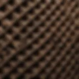 Composite fence panel texture close-up