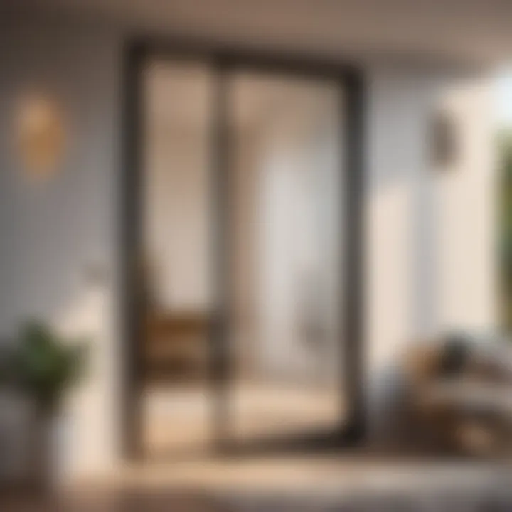 Elegant Glass Door Design