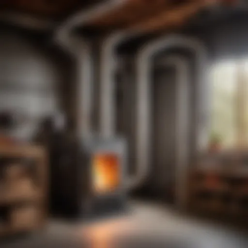 Modern high-efficiency garage furnace