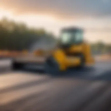 Modern Asphalt Laying Equipment High-tech machinery laying hot asphalt