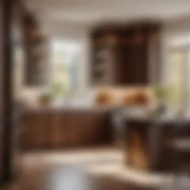 Expert Installation of Cabinets Skilled craftsman installing kitchen cabinets