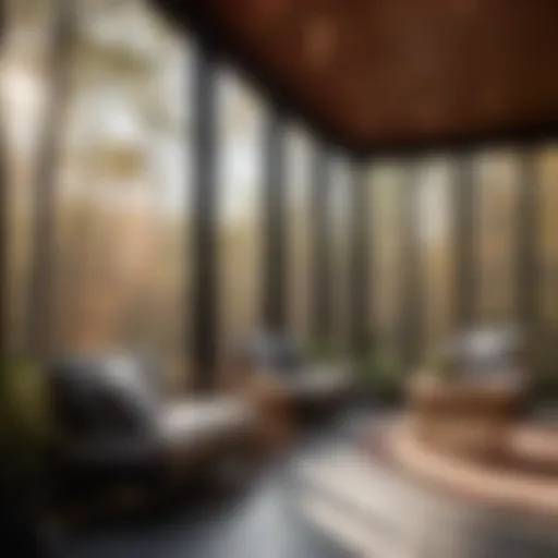 Innovative Screened Porch Design with Sleek Lines