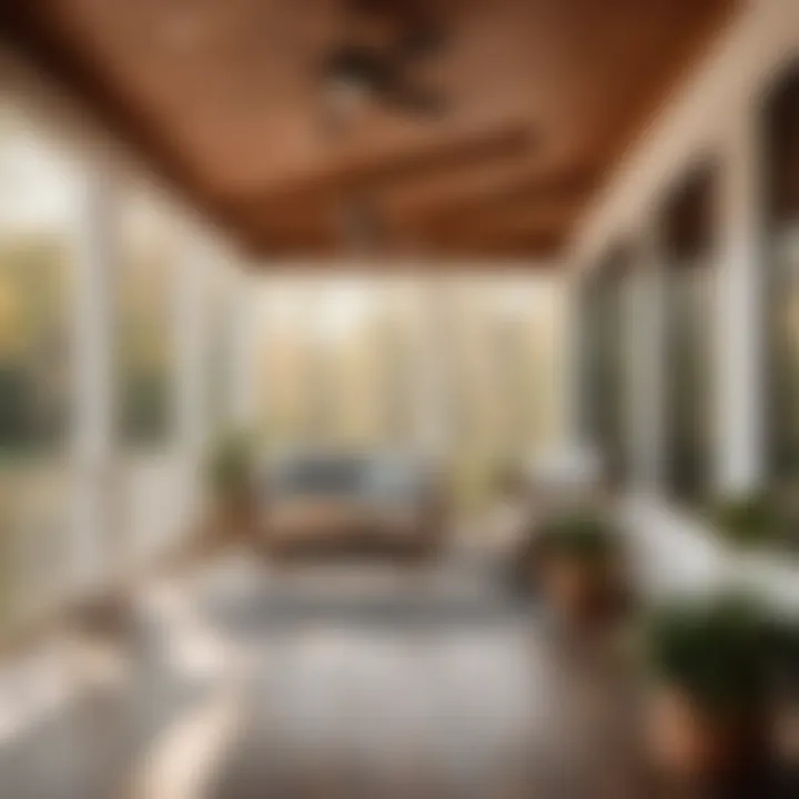 Smart Technology Integration in Screened Porch