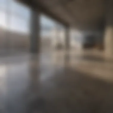 Before and After Concrete Flooring Transformation Before and after comparison of exterior concrete flooring