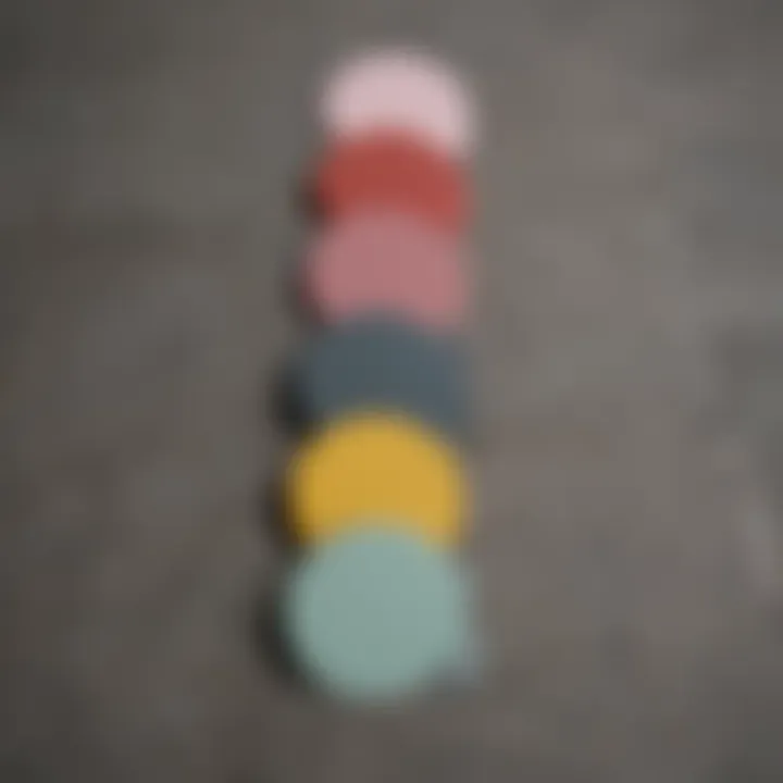 Color palette options for exterior concrete floor paints