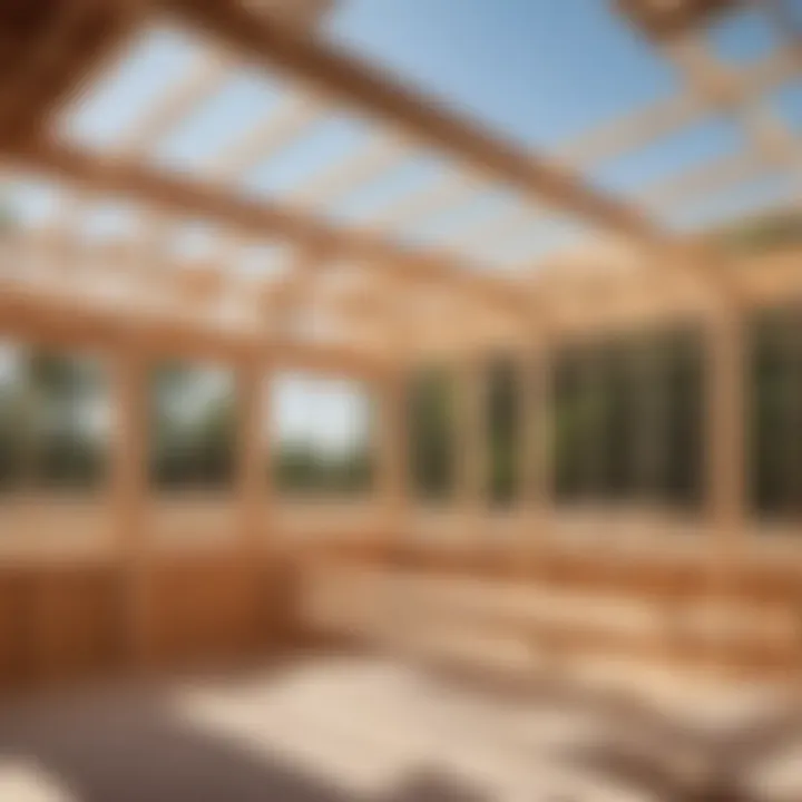 Illustration highlighting the importance of proper bracing in house framing