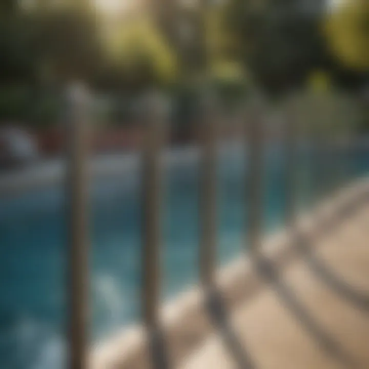 Safety Features of Glass Pool Fences Visual representation of safety features in glass pool fencing