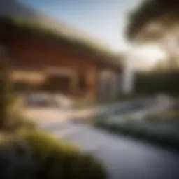 Elegant landscape design plan