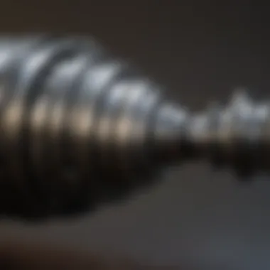 Quality Metal Spindle Material Close-up view of high-quality metal spindle material for outdoor use