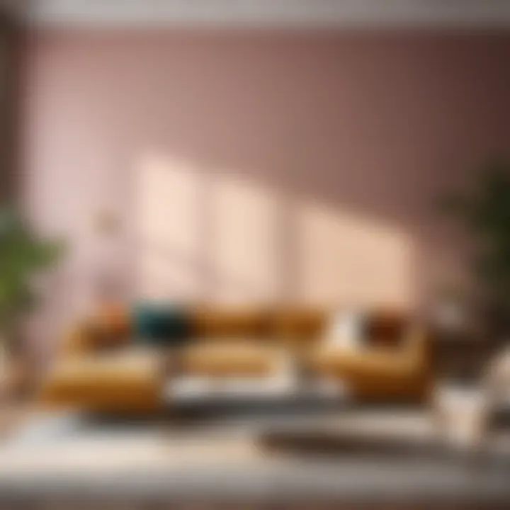 Harmonious Color Palette for Relaxation in Living Room